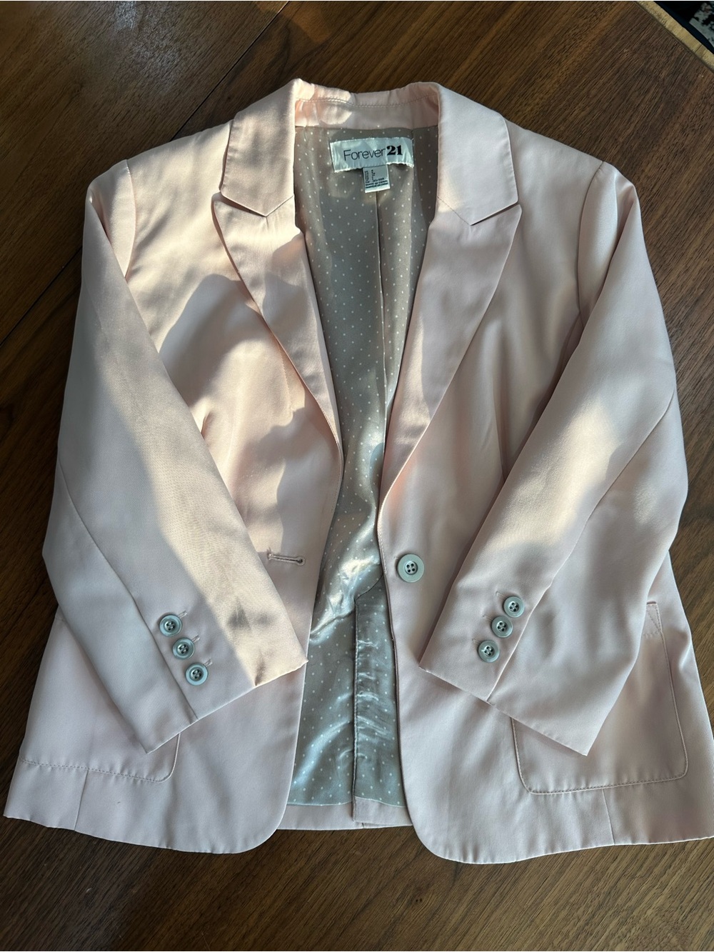 Forever 21 Light Pink Blazer